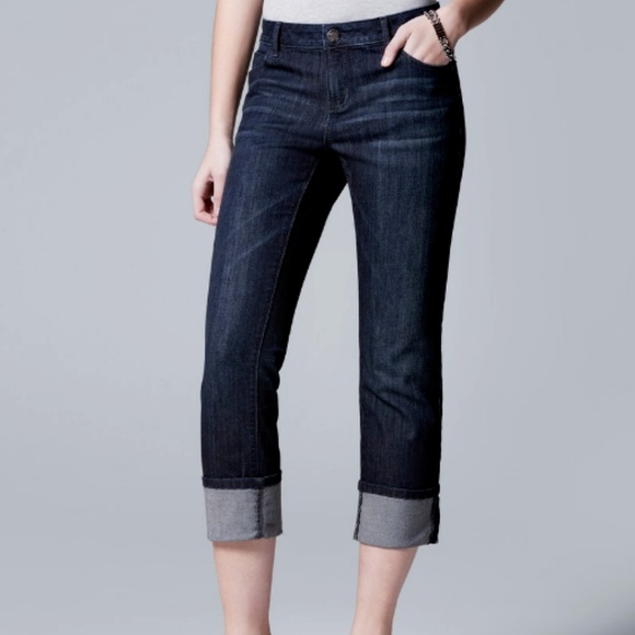 vera wang capri pants